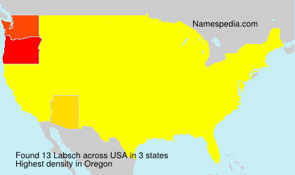Surname Labsch in USA Surname Labsch in USA