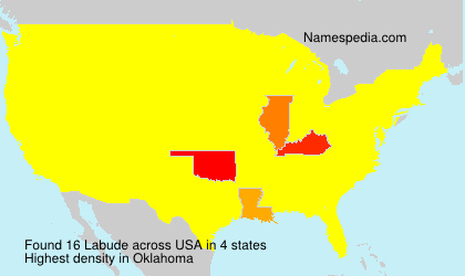 Surname Labude in USA Surname Labude in USA