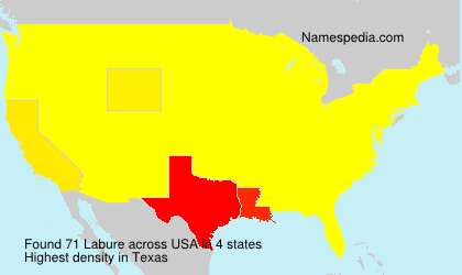 Surname Labure in USA Surname Labure in USA