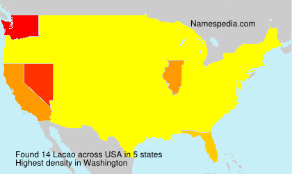 Surname Lacao in USA