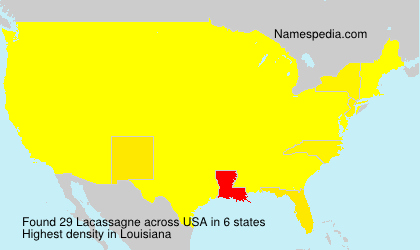 Surname Lacassagne in USA Surname Lacassagne in USA