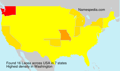 Surname Lacea in USA Surname Lacea in USA