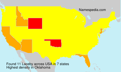 Surname Laceby in USA Surname Laceby in USA