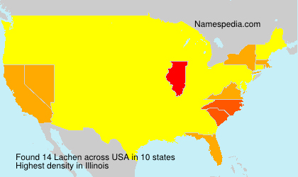 Surname Lachen in USA Surname Lachen in USA