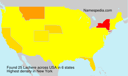 Surname Lachere in USA Surname Lachere in USA
