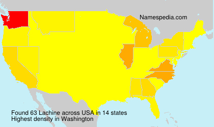 Surname Lachine in USA Surname Lachine in USA