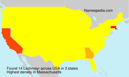 Surname Lachmayr in USA Surname Lachmayr in USA