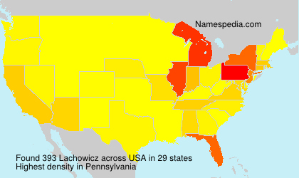 Surname Lachowicz in USA Surname Lachowicz in USA