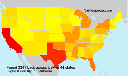 Surname Lack in USA Surname Lack in USA