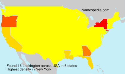 Surname Lackington in USA Surname Lackington in USA