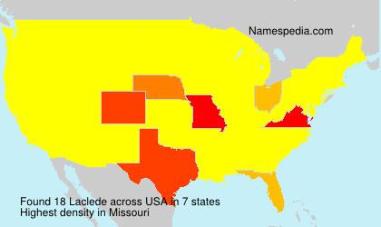 Surname Laclede in USA Surname Laclede in USA