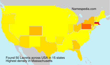 Surname Lacreta in USA Surname Lacreta in USA