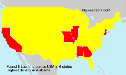Surname Lacrisha in USA Surname Lacrisha in USA