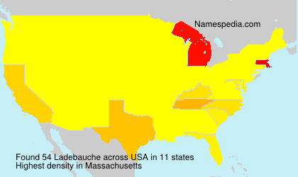 Surname Ladebauche in USA Surname Ladebauche in USA