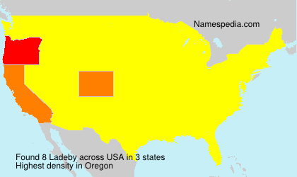 Surname Ladeby in USA Surname Ladeby in USA