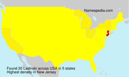 Surname Ladinski in USA Surname Ladinski in USA