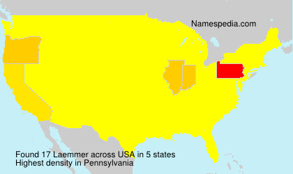 Surname Laemmer in USA Surname Laemmer in USA