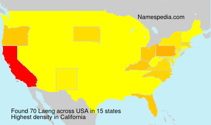 Surname Laeng in USA