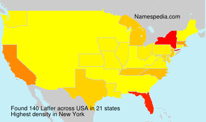 Surname Laffer in USA Surname Laffer in USA