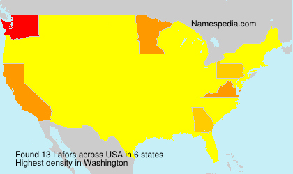 Surname Lafors in USA Surname Lafors in USA