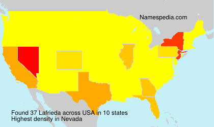 Surname Lafrieda in USA Surname Lafrieda in USA