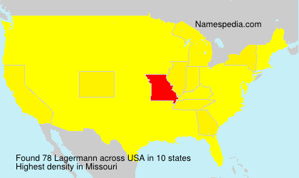 Surname Lagermann in USA Surname Lagermann in USA