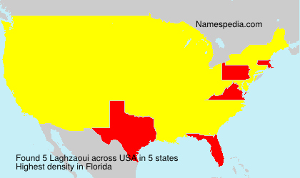 Surname Laghzaoui in USA Surname Laghzaoui in USA