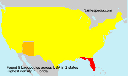 Surname Lagopoulos in USA Surname Lagopoulos in USA