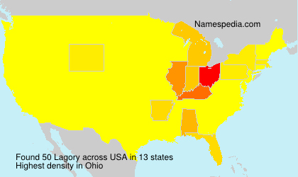 Surname Lagory in USA Surname Lagory in USA