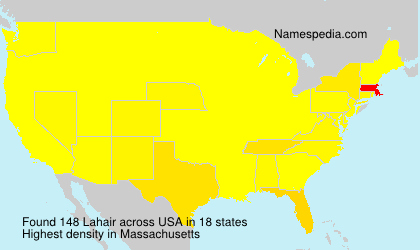 Surname Lahair in USA Surname Lahair in USA