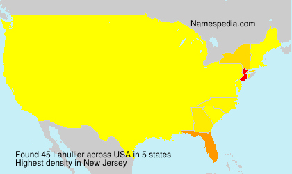 Surname Lahullier in USA Surname Lahullier in USA