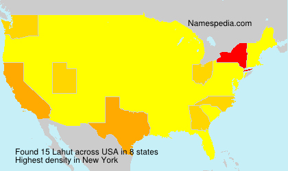 Surname Lahut in USA Surname Lahut in USA