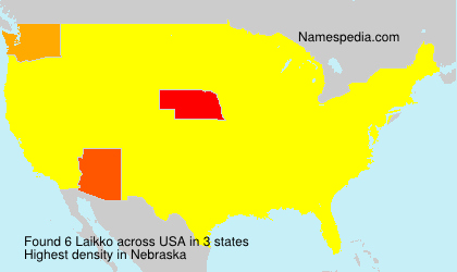 Surname Laikko in USA Surname Laikko in USA