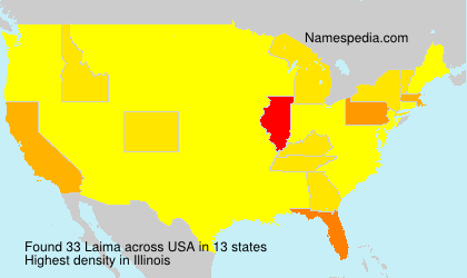 Surname Laima in USA Surname Laima in USA