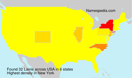 Surname Lainis in USA Surname Lainis in USA