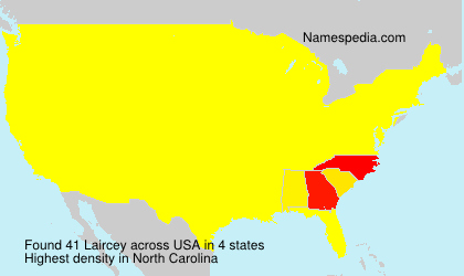 Surname Laircey in USA Surname Laircey in USA