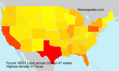 Surname Laird in USA Surname Laird in USA