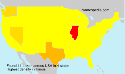 Surname Lakan in USA Surname Lakan in USA