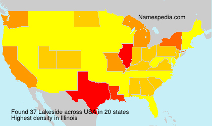 Surname Lakeside in USA Surname Lakeside in USA