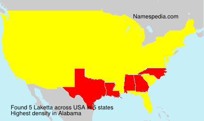 Surname Laketta in USA Surname Laketta in USA
