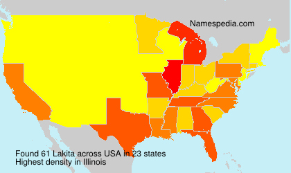 Surname Lakita in USA Surname Lakita in USA