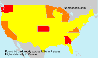 Surname Lakkireddy in USA Surname Lakkireddy in USA