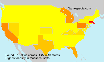 Surname Lakkis in USA Surname Lakkis in USA