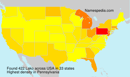 Surname Lako in USA Surname Lako in USA