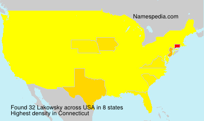 Surname Lakowsky in USA Surname Lakowsky in USA