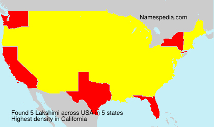 Surname Lakshimi in USA Surname Lakshimi in USA