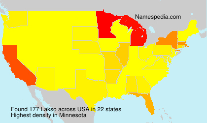 Surname Lakso in USA Surname Lakso in USA