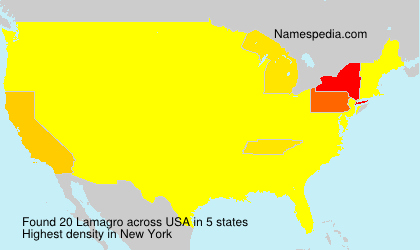 Surname Lamagro in USA Surname Lamagro in USA