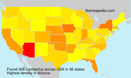 Surname Lambertus in USA Surname Lambertus in USA