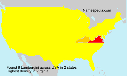 Surname Lamborgini in USA Surname Lamborgini in USA